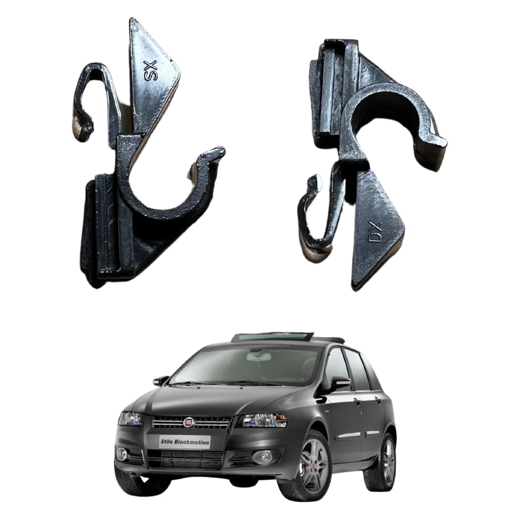 Conjunto De Suporte Tampão Porta Malas Fiat Stilo