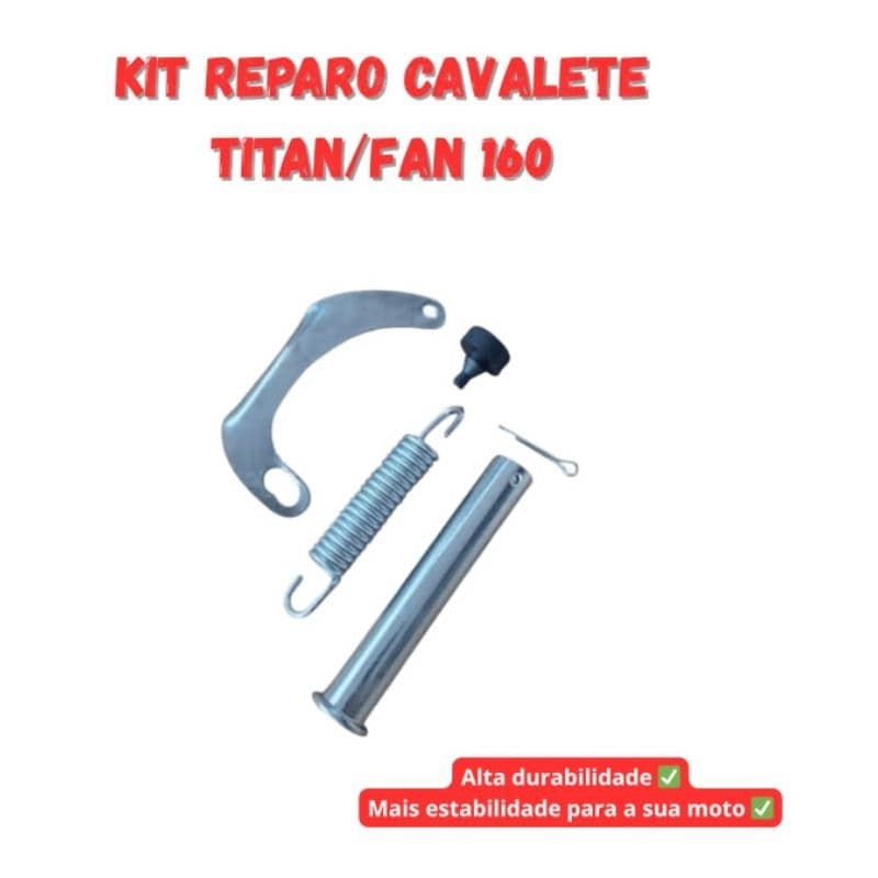 Kit Reparo Completo Cavalete (Descanso) Central Titan/Fan 160