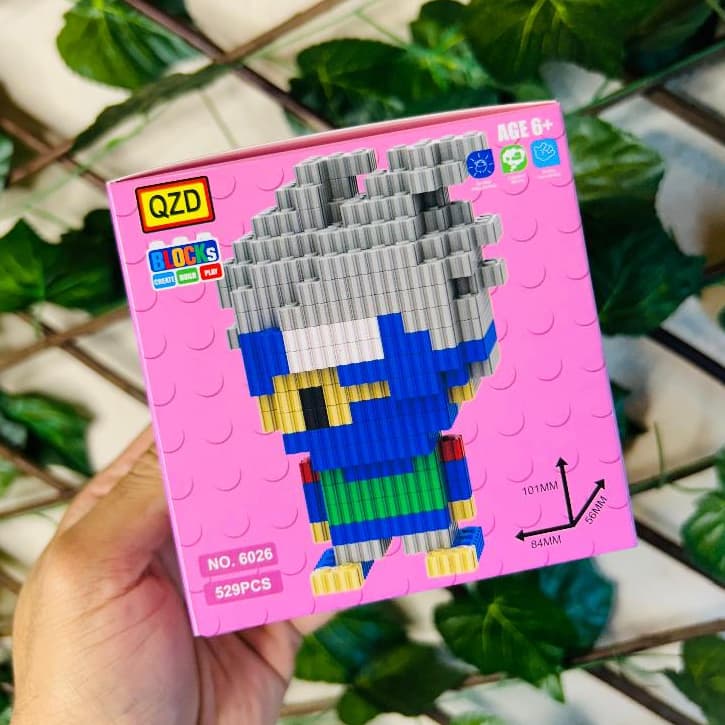 Mini Blocos de Montar Kakashi 529 Peças Blocos De Montar Brinquedos Diversão Naruto Bricks.
