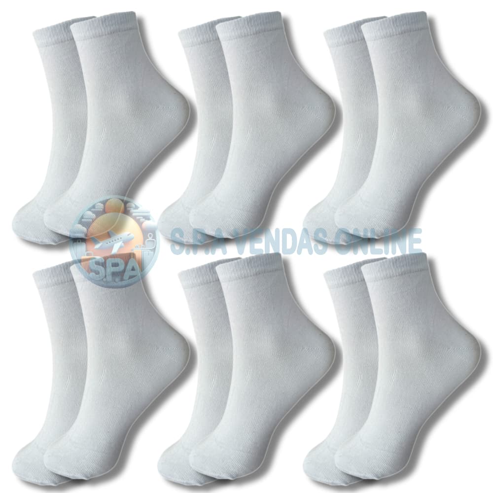 Varios modelos com Kit de 24 meia cano alto 100% algodão soquete Cano medio Masculina Feminina Unissex direto da fabric