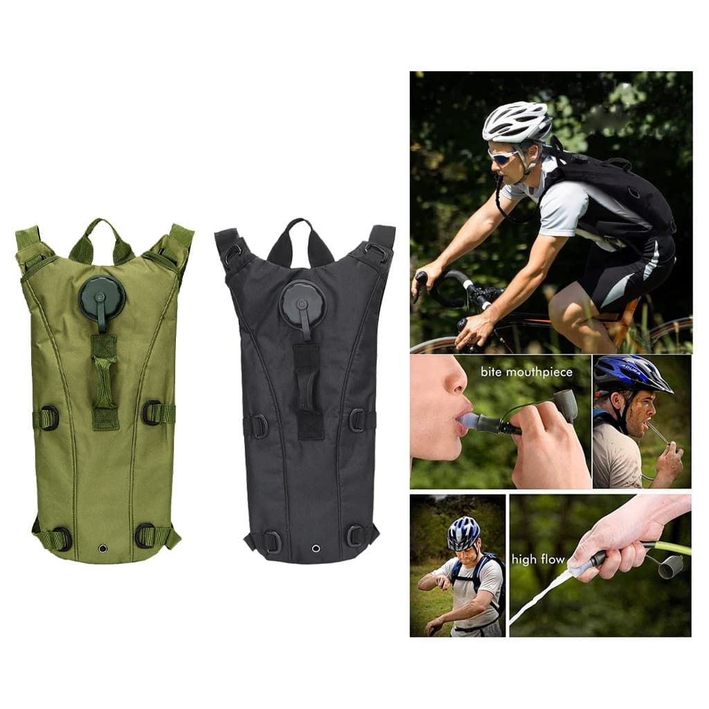 Mochila de Hidratação 3L Ultra Leve para Ciclismo, Trilha e Corrida com Bolsa de Água Recarregável