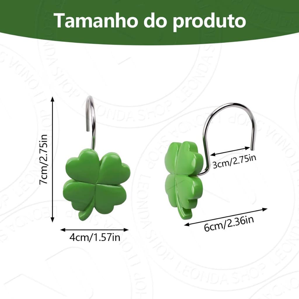Kit 12 Ganchos Box Banheiro c/ Antiferrugem | Instalação Fácil sem Furos | Suporte Níquel Resistente e Durável