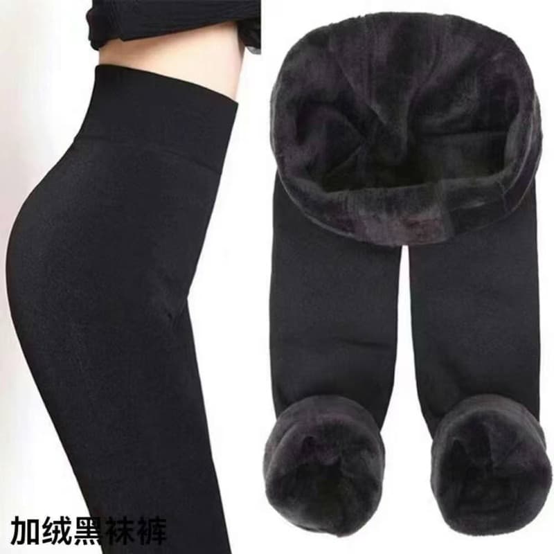 Meia Calça Térmica preto/bege forrada grossa 36 a 42 inverno