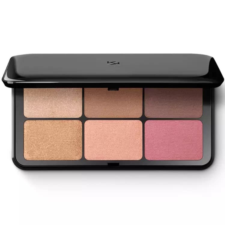 PALETA KIKO MILANO BLUSH CONTORNO E ILUMINADOR IRRESISTIBLE TOTAL COR 02