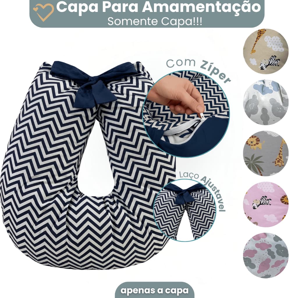 Capas De Almofada Para Amamentação Vários Modelos Lindos - Nuvem