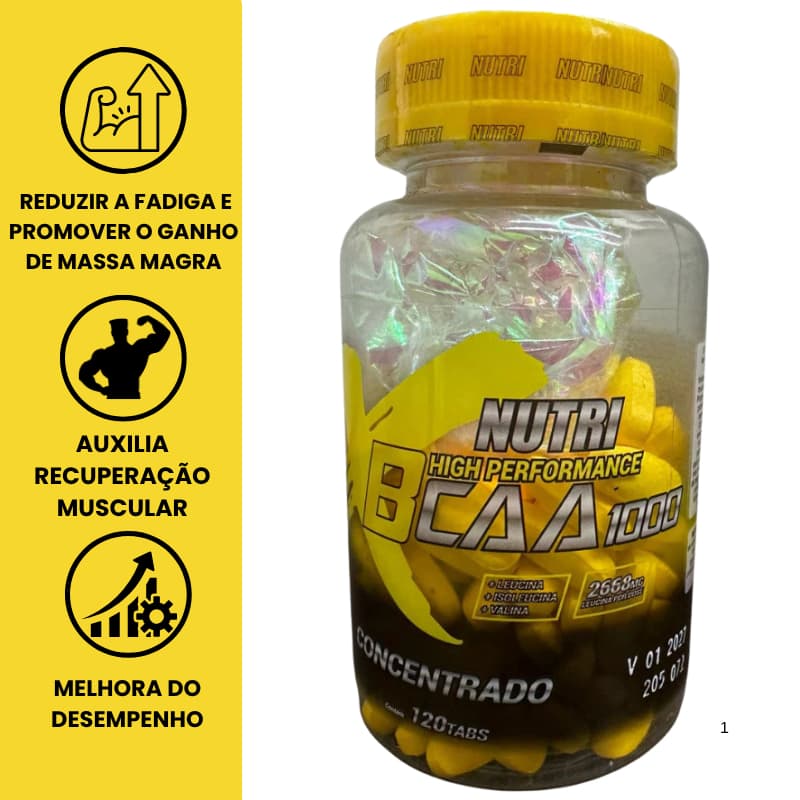 BCAA High Performance 1000 Concentrado X Nutri - 120