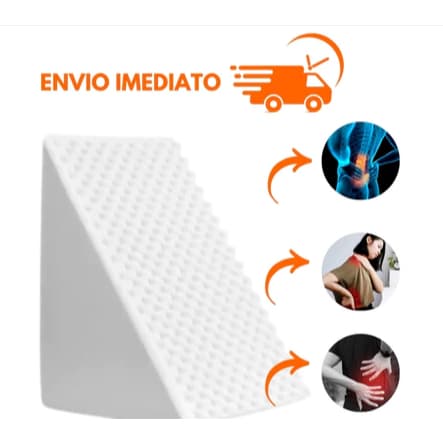 Travesseiro Encosto Triangular Repouso Leitura Capa Com Ziper - 100% Anatômico Pós Cirúrgico operatório abdominoplastia