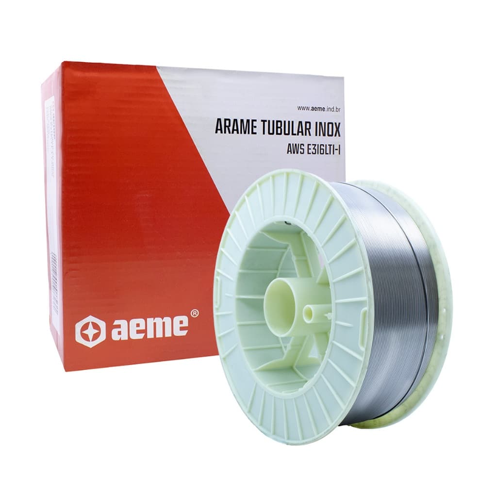 Arame Tubular Inox Aeme E316LT1-1 12,5Kg