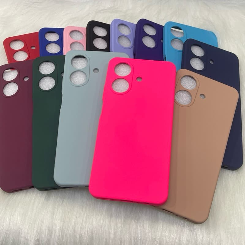 Capinha Capa Realme Note 60 / Note 60x silicone case Aveludada