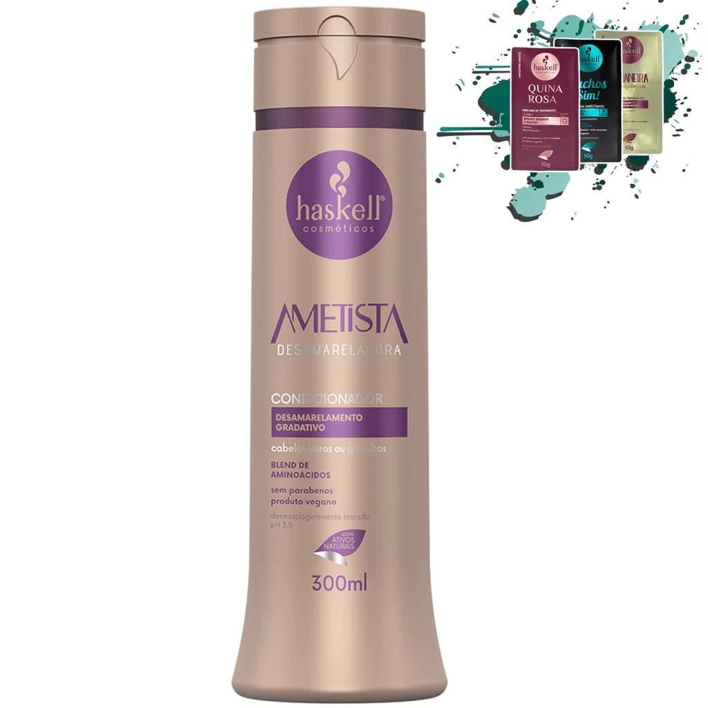 Condicionador Desamarelador Ametista 300ml Haskell