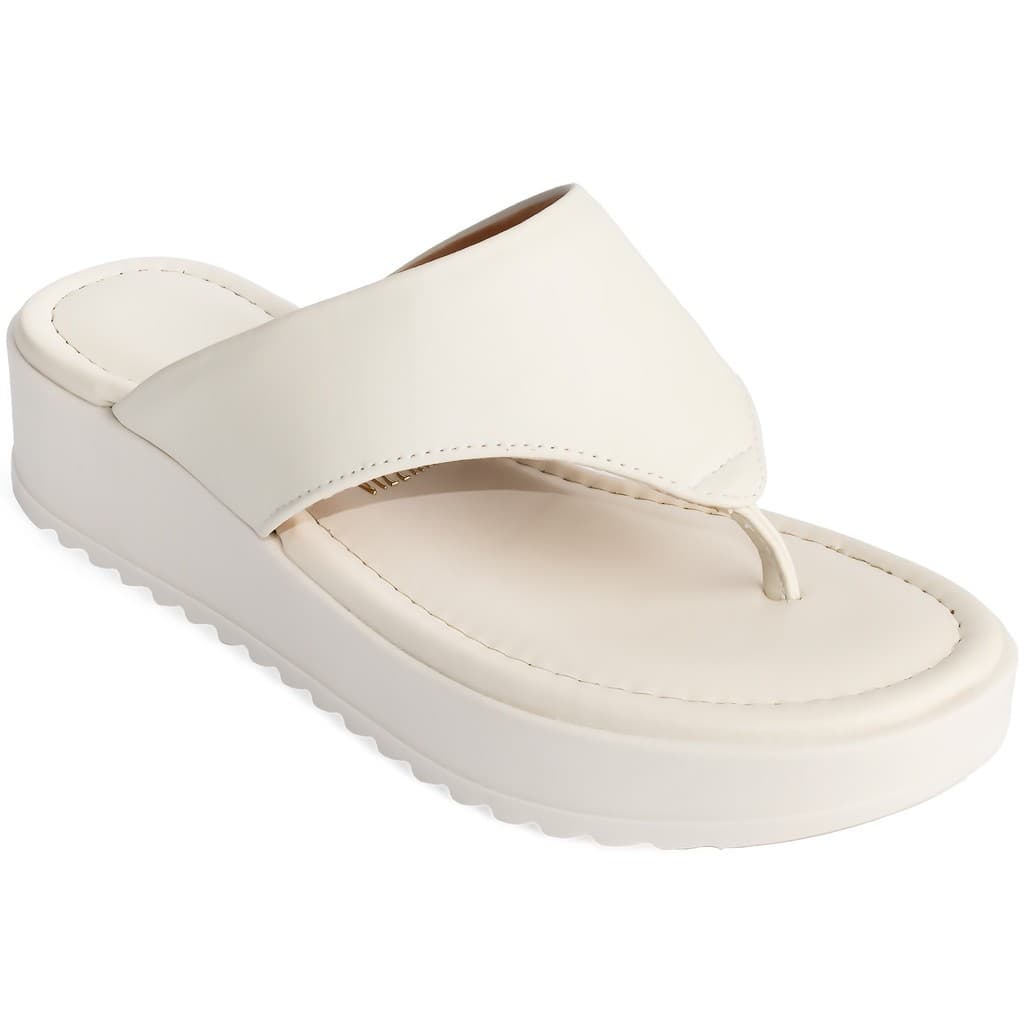 Tamanco Vizzano Feminino Plataforma Flat 6492-319 Acolchoado Off White
