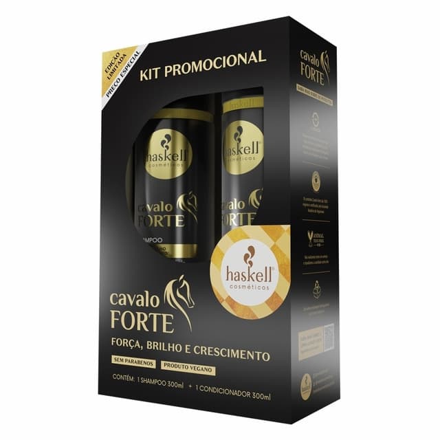 Kit Haskell Cavalo Forte Shampoo+cond 300 Ml