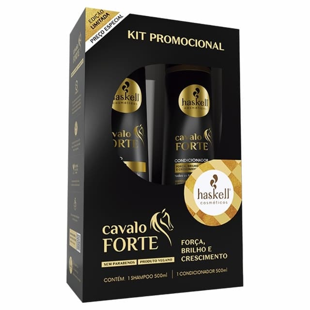 Kit Haskell Cavalo Forte Shampoo+cond 500 Ml