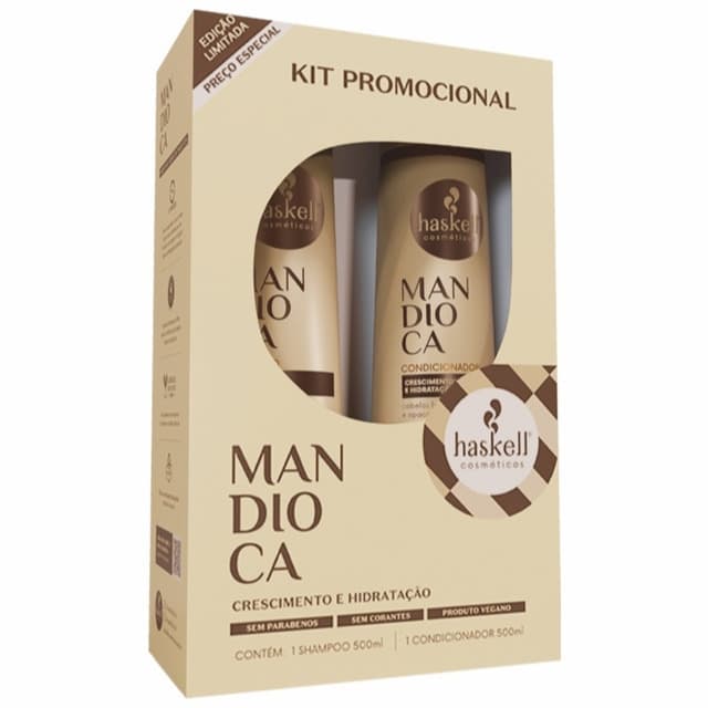 Haskell Mandioca Shampoo + Condicionador 500 ml