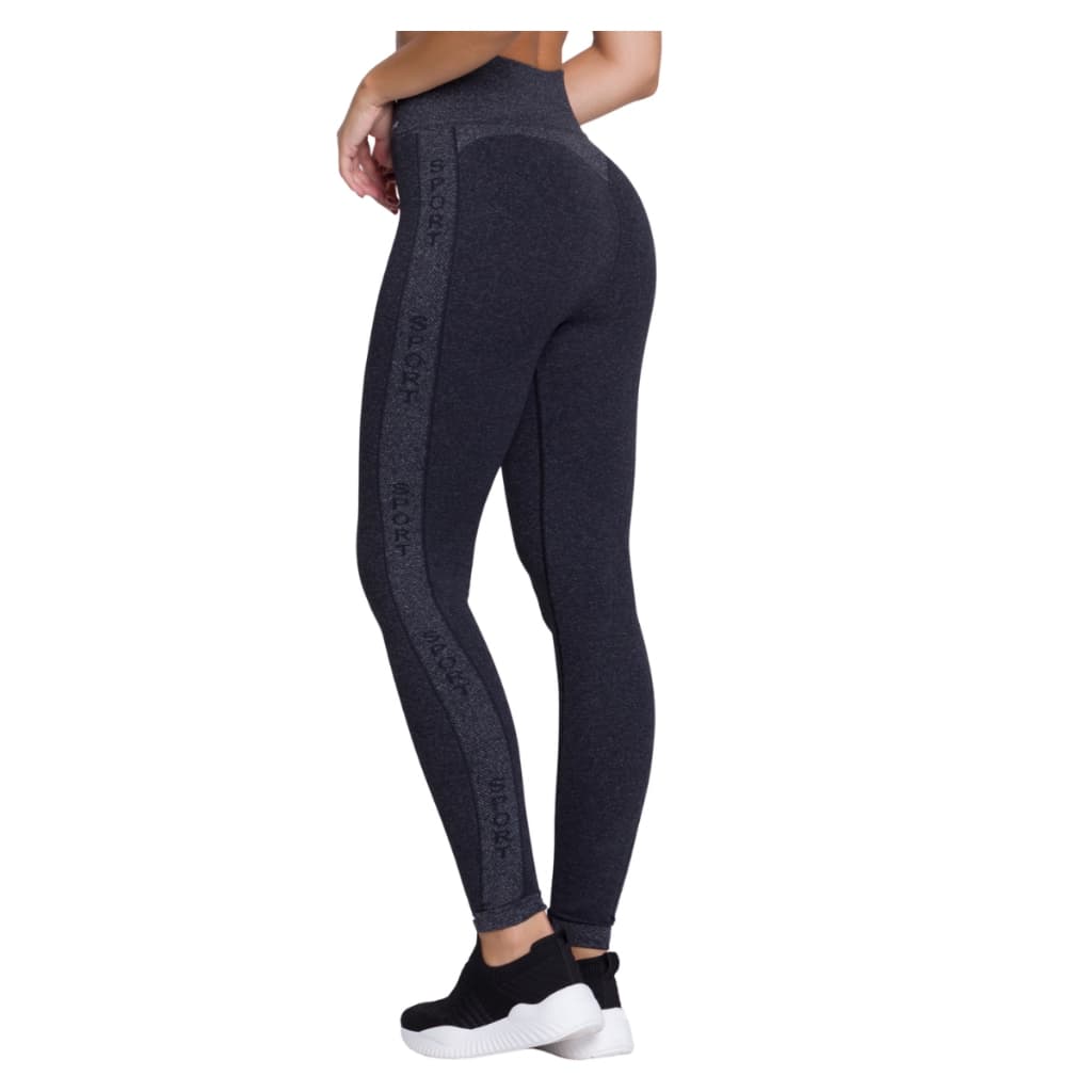 Legging Selene Fitness Sem Costura Levanta Bumbum Sem Transparência e Cós Alto.