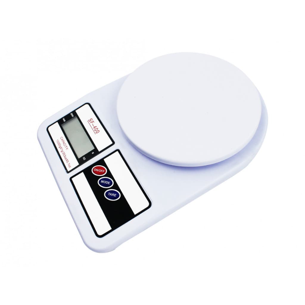 Balança Digital de Cozinha de Precisão 1g a 10Kg SF400 - Nutrição e Dieta