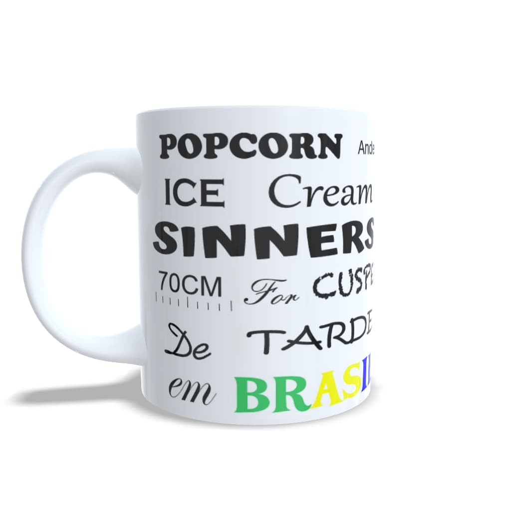 Caneca Frases Divertidas Politica ( Frases em Inglês)