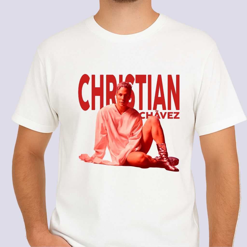 camisa Fan Art Christian Chávez Edição Limitada | Tecido 100 % Algodão 30.1 Rebelde