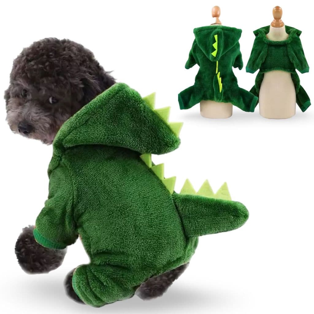 Roupa Pet Fantasia para cães cachorros Roupinha para cachorro Macacão Dinossauro Rena Ursinho