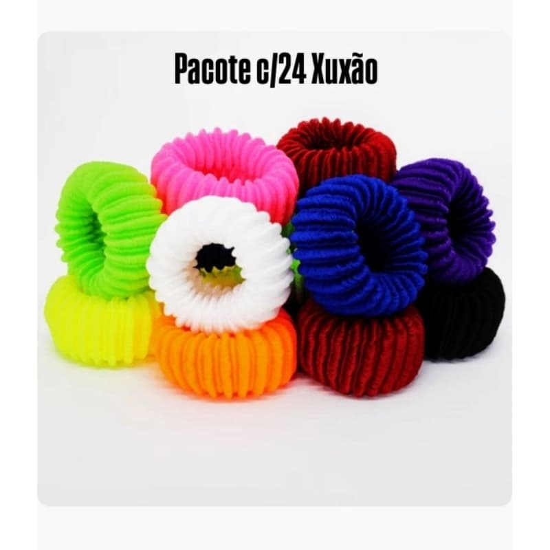Pacote c/24 Elástico Xuxinhas Xuxão de Rabicó