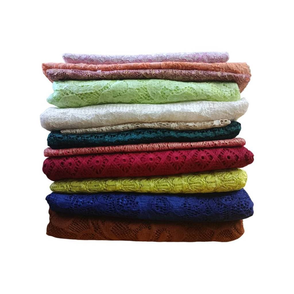 Retalhos de Renda | Abaixo e Acima de 50cm | Cores Variadas