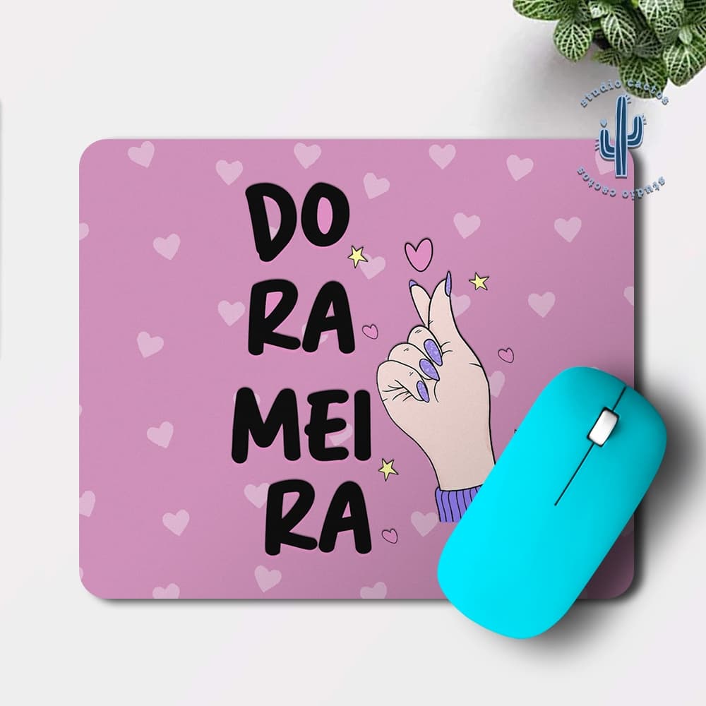 Mouse pad Emborrachado Dorameira