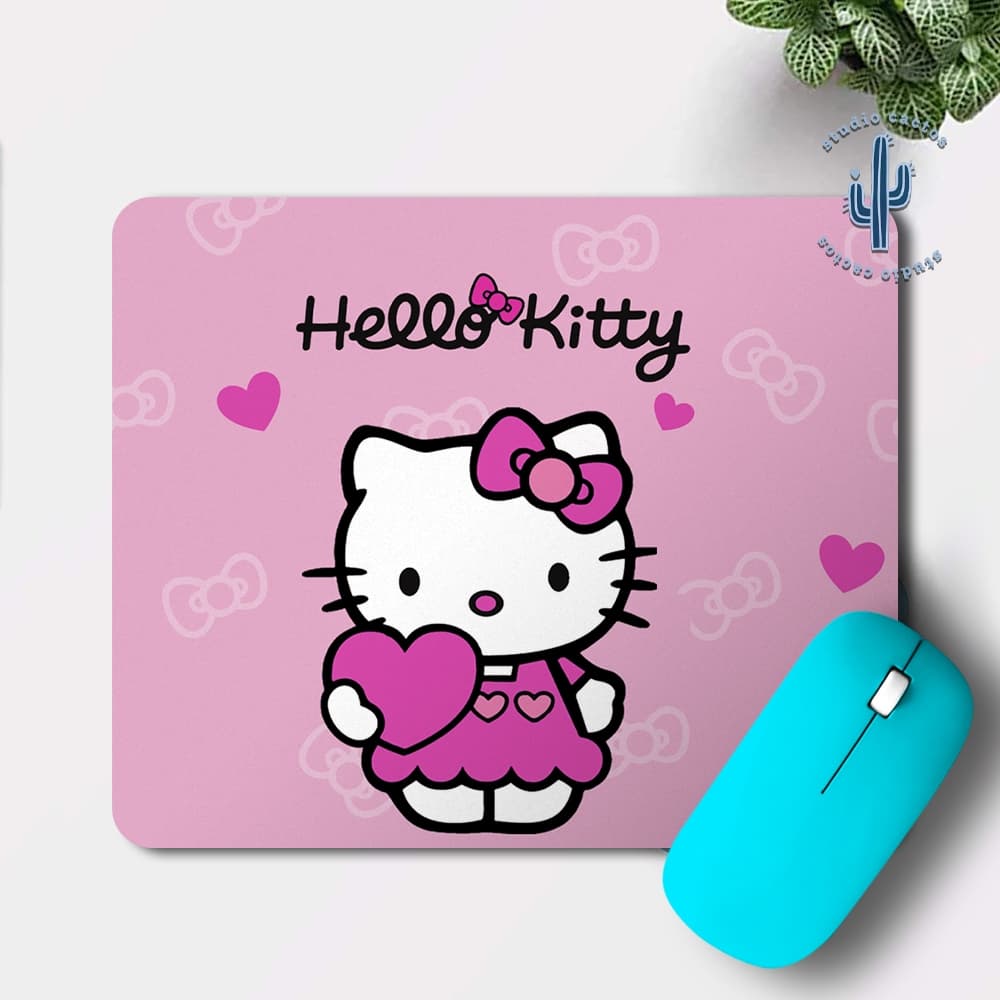Mouse pad Emborrachado Hello Kitty
