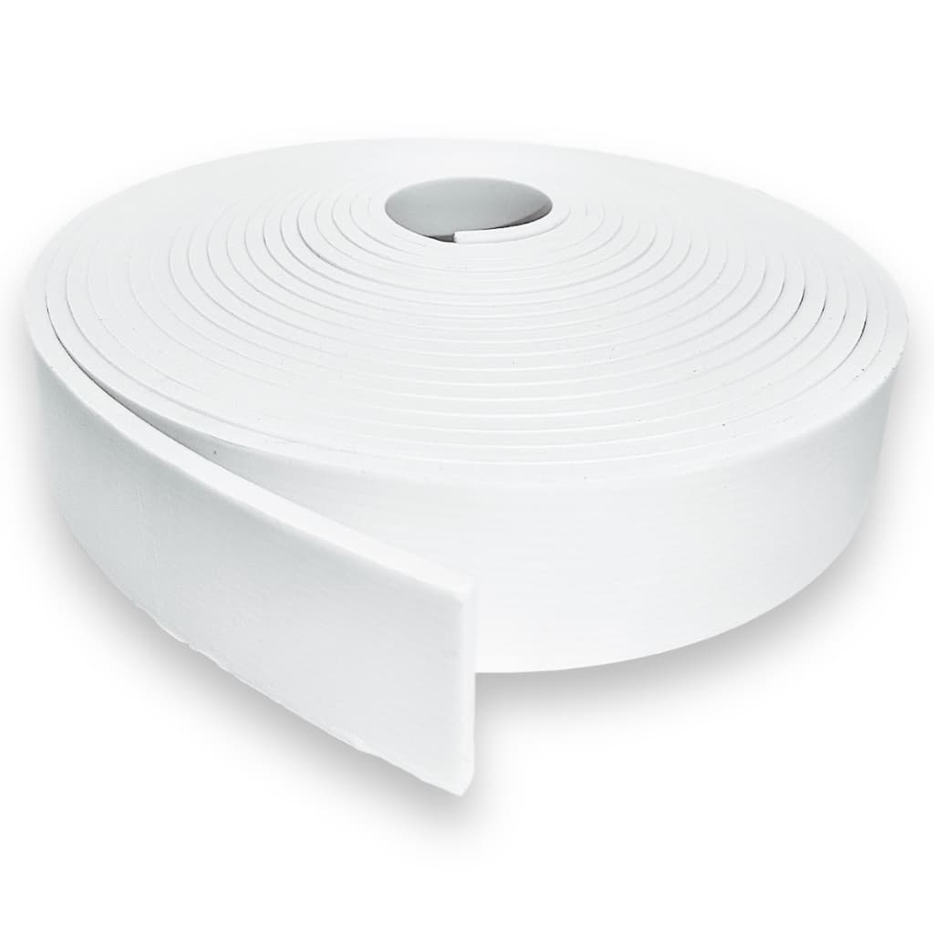 Fita de EVA Branco 5cm X 1cm Com Adesivo Acrílico 1 Lado