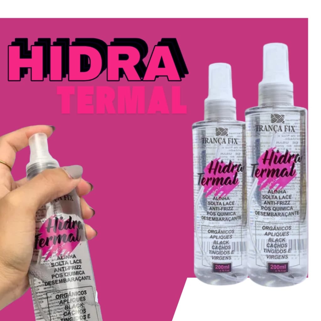 Hidra Termal Para Fibras, DESEMBARAÇANTE, ALINHA FIOS E PERUCAS!!