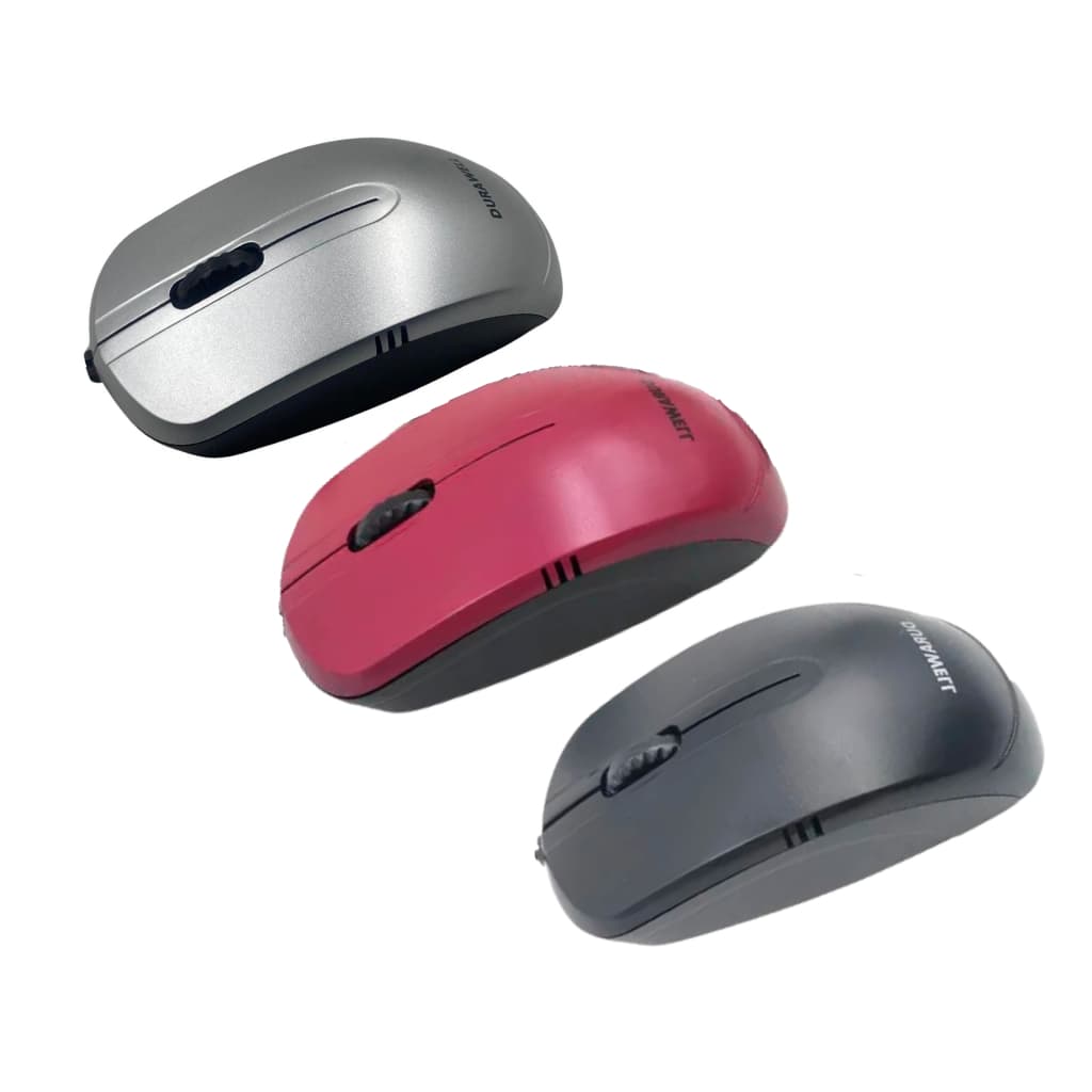 Mouse com Fio Óptico Design Ergonômico Durawell DW-016