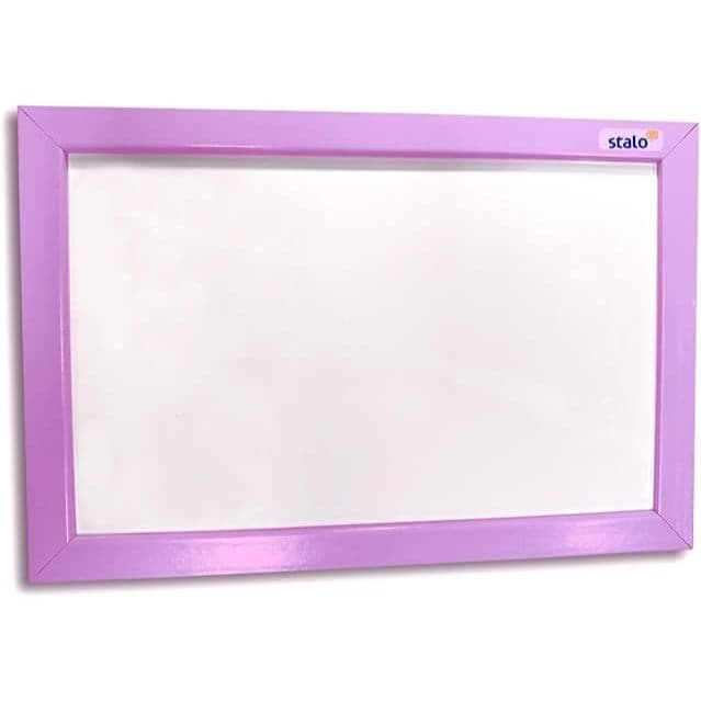 Quadro de Aviso Magnetico 030X020CM Mini SOFT Rosa Com Caneta e Apagador - Stalo
