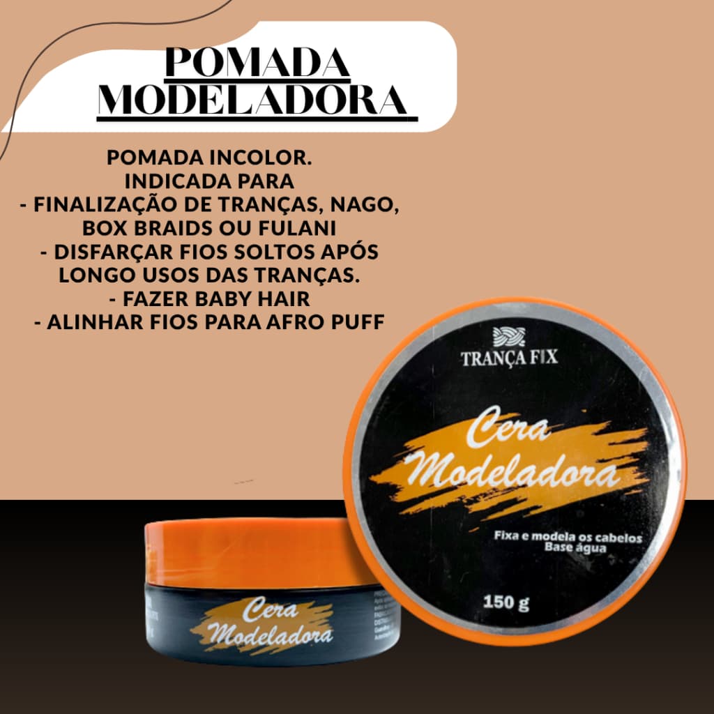 Pomada Modeladora Para Tranças Nago Box Braids Transparente