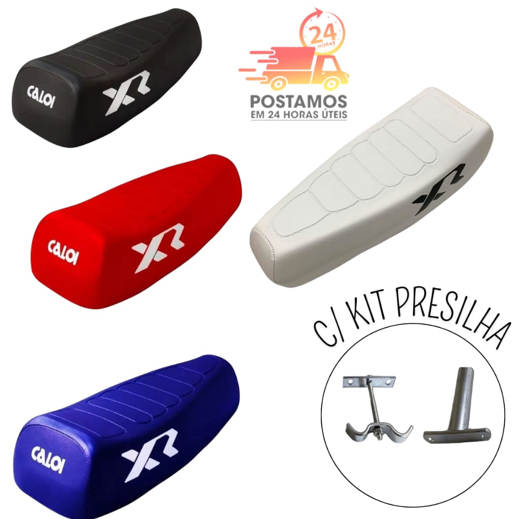 Banco XR  Caloi Origina Mobilete Bikeletel Adaptável para  Bicicleta Com Kit Presilhas