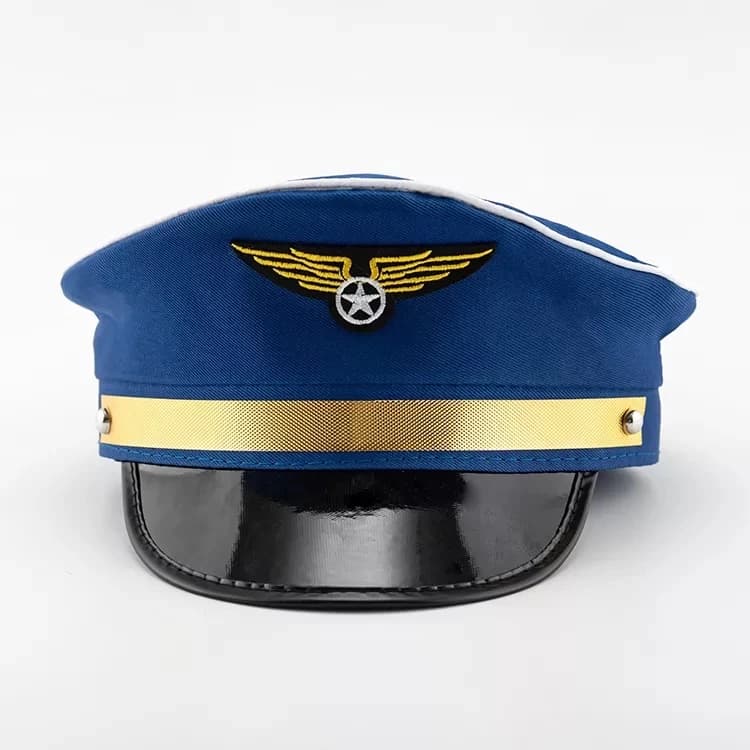 Quepe Aviador Aviator Adulto Cap Fantasia Cosplay Chapeu Aeronautica