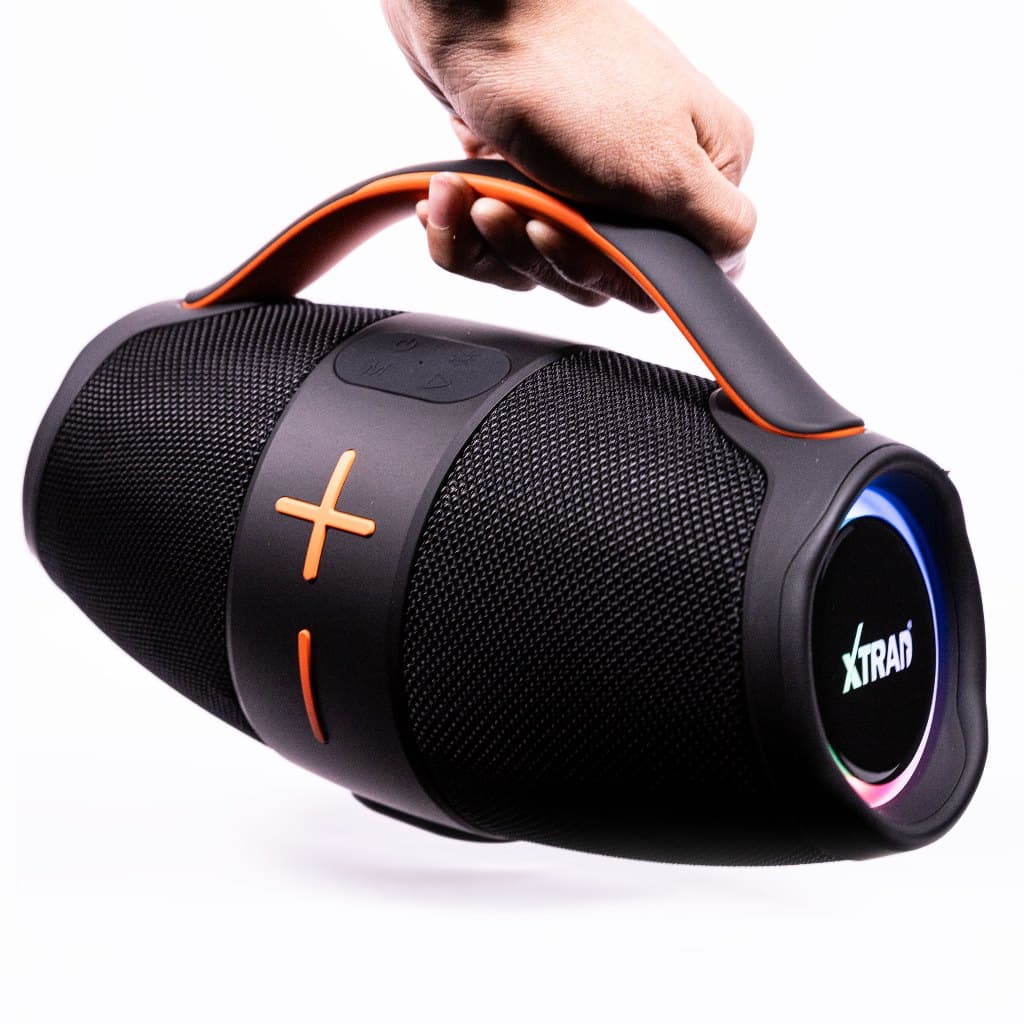 Caixa de Som Bluetooth 5.0 com Alça a Prova D'agua 2 Alto Falantes 3600mAh 40W