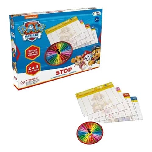 Jogo Stop Patrulha Canina Pais & Filhos - 792503