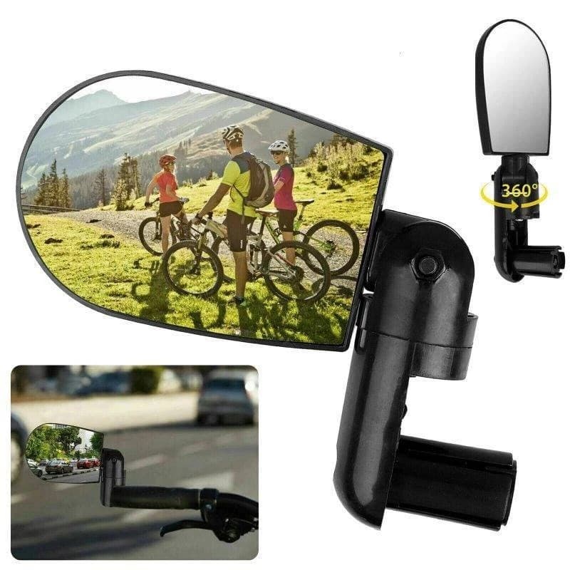 Retrovisor Espelho Bike Articulável 360º Ajustável para bicicleta
