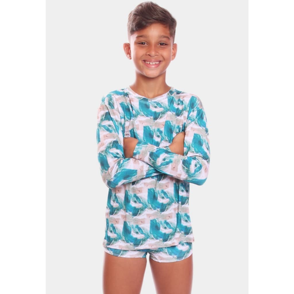 CAMISA DE PROTEÇAO UV MASCULINO INFANTIL