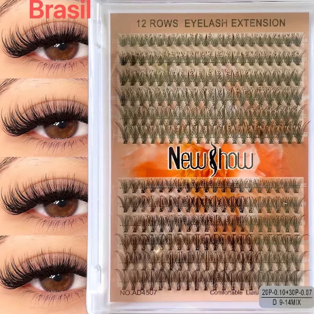 Cílios new show mix 20+30P / 30+40P 9-14mm MIX 12 ROWS
