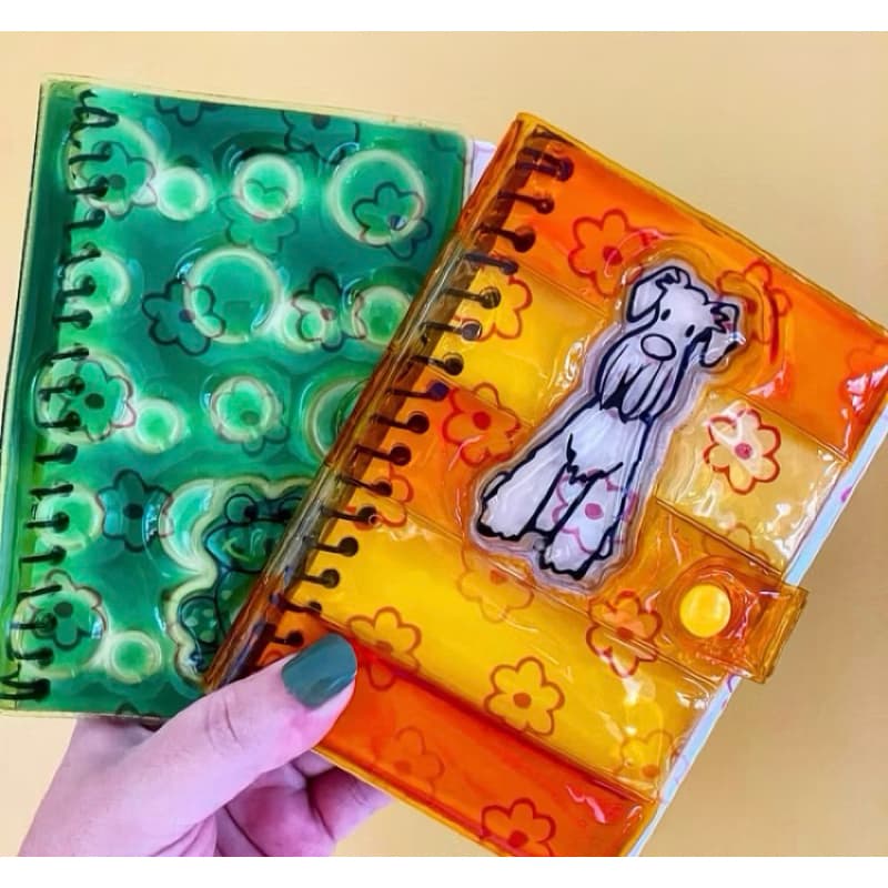 Caderno Aqua Anos 2000 Vintage
