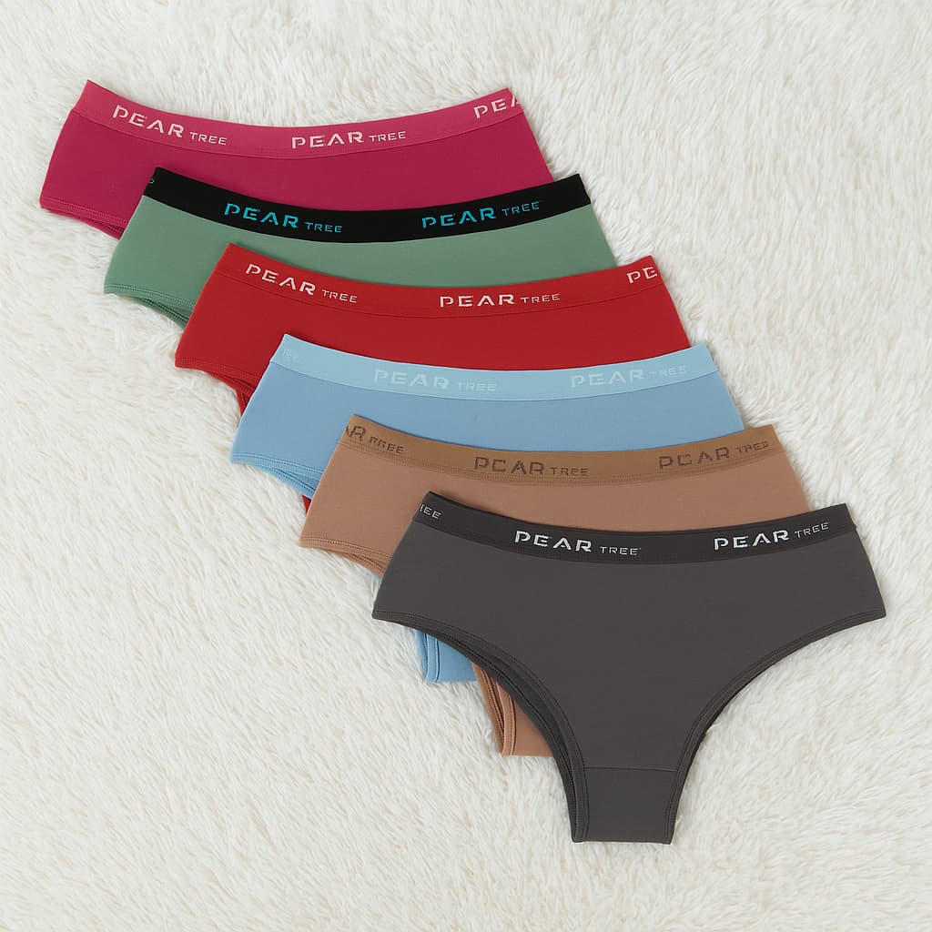 Kit Calcinhas Plus Size 100% Algodão Cintura Alta Corte Alto
