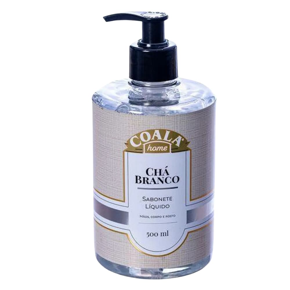 Sabonete Líquido Coala Chá Branco 500ml - Limpeza Suave e Perfumada