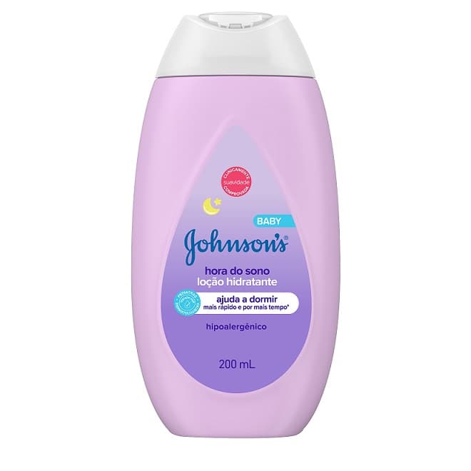 Loção Hidratante Corporal Johnson's Baby Hora do Sono com 200ml