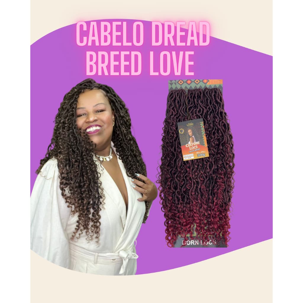 CULTURE LOCS Linha de Apliques Sintéticos para Crochet Braids