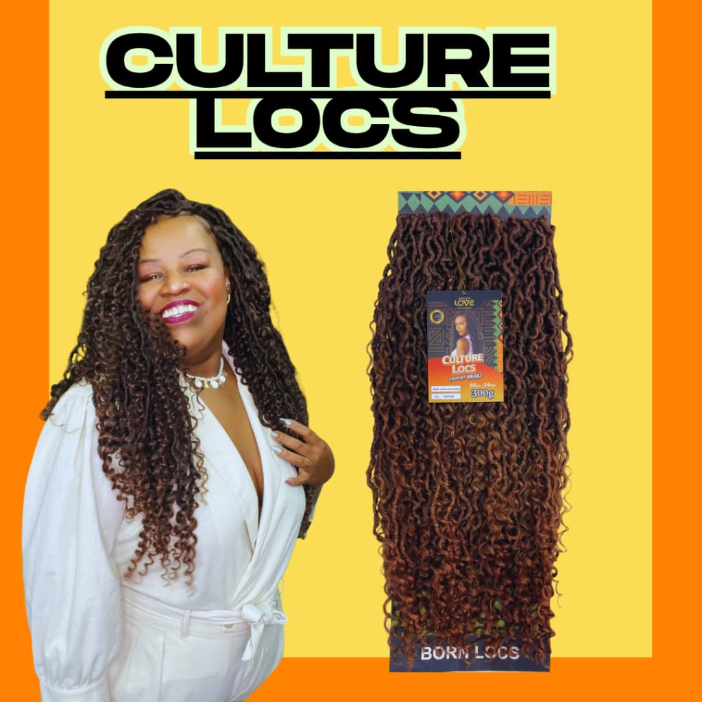 CABELO ESTILOSO CULTURE LOCS Linha de Apliques Sintéticos para Crochet Braids