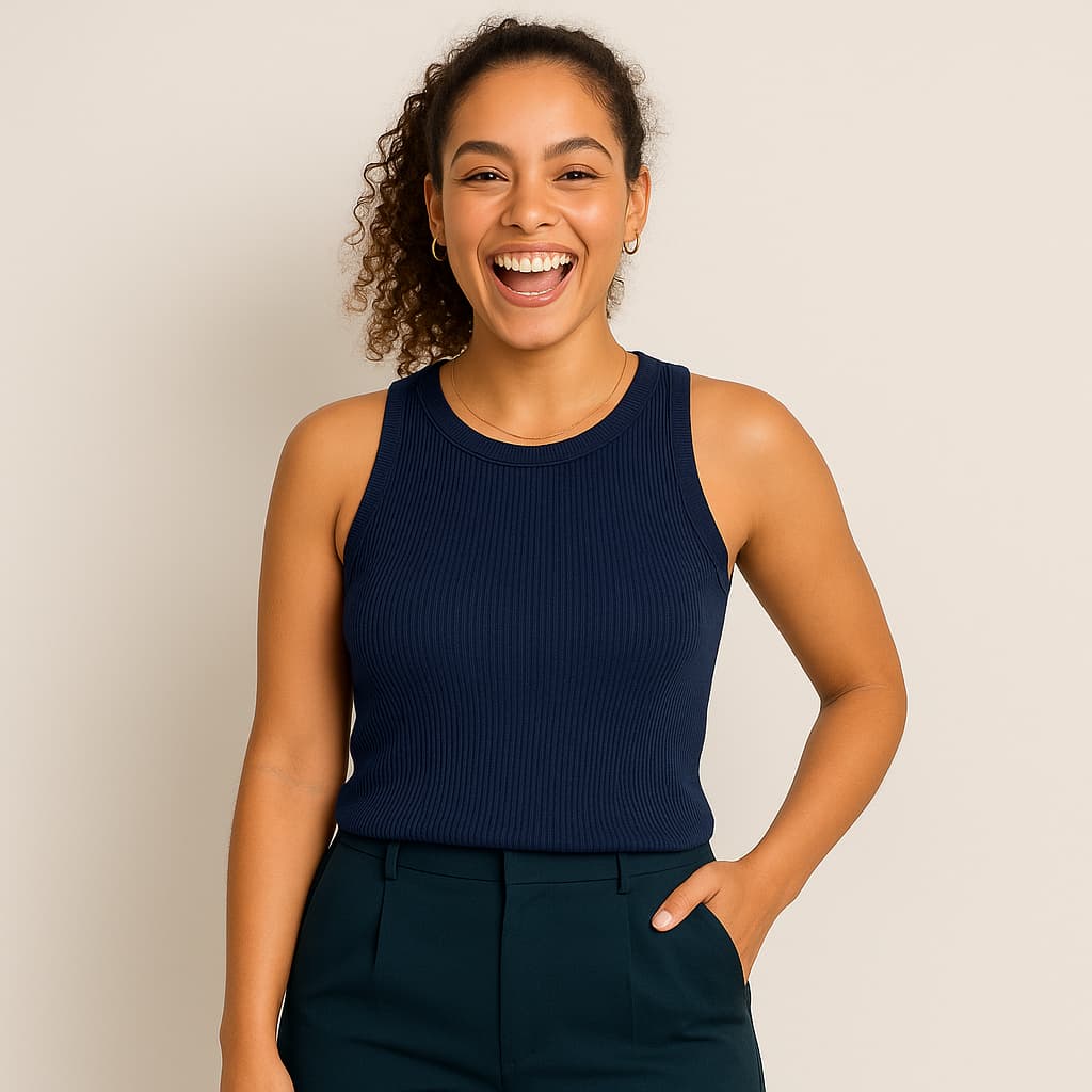 Blusinha Feminina Regata Blusa Algodão Básica Lisa Cores Blusa Cropped