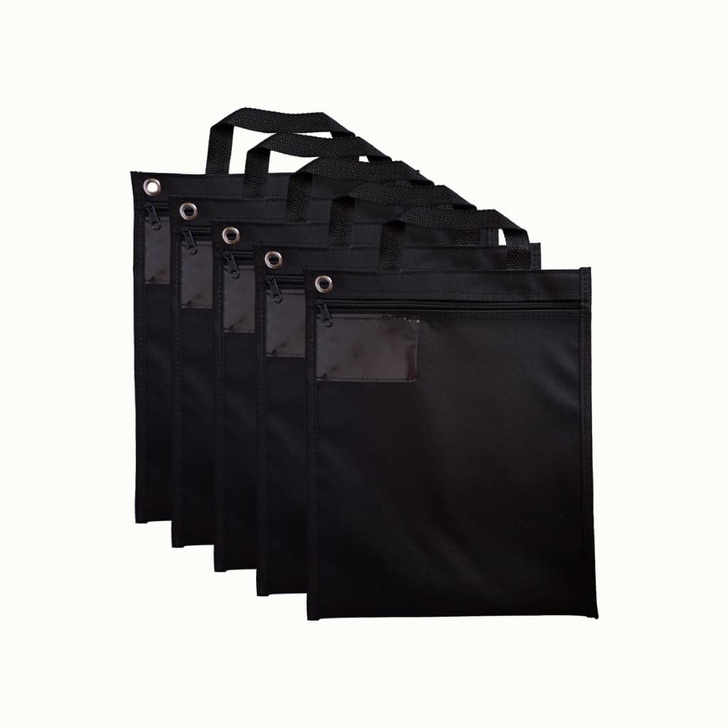 30 Malotes Personalizado c/ Alça 36x30cm Documentos Escritório (nylon) - PERSONALIZADO