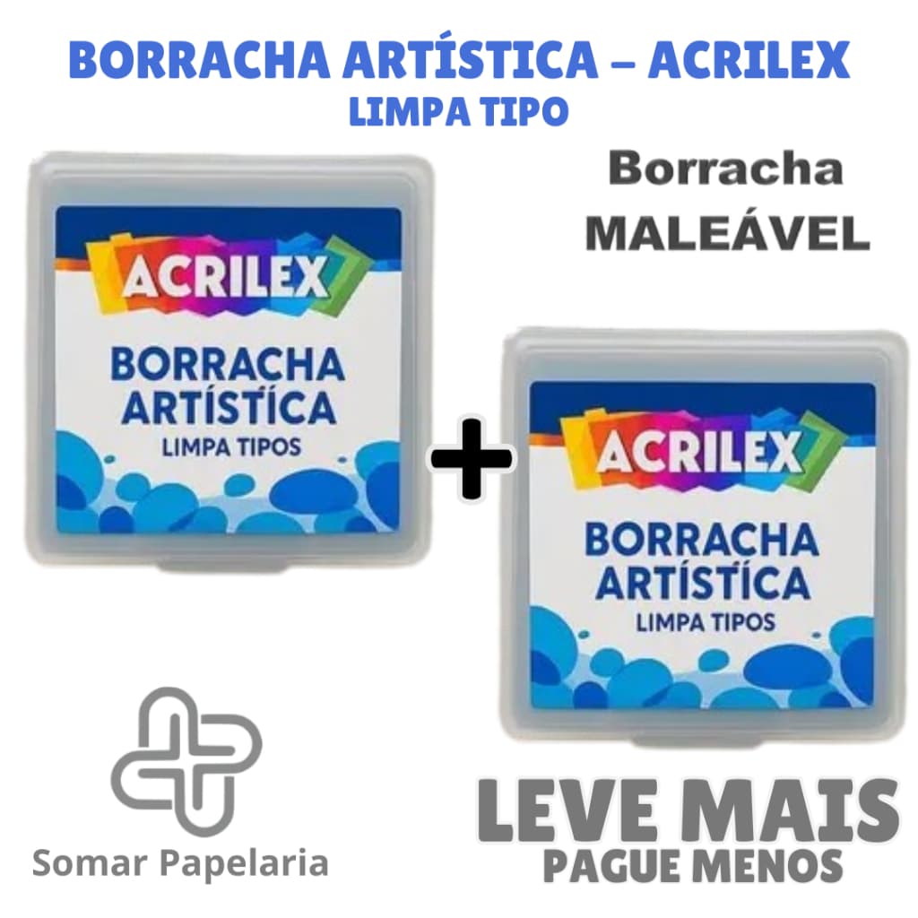 Borracha Artistica Limpa Tipo - Acrilex