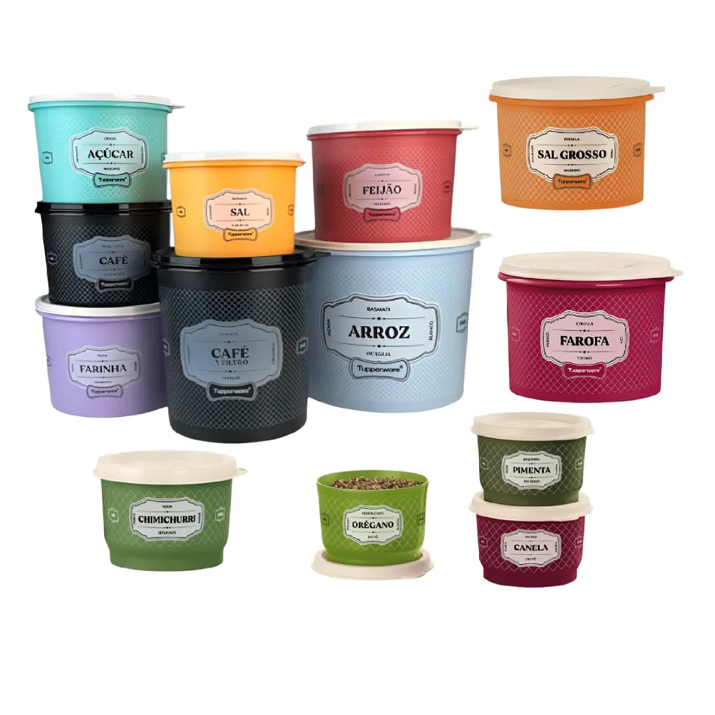 tupperware potes mantimento Retrô Essences