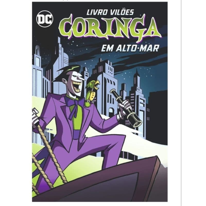 Livro Vilões Coringa em Alto Mar - DC